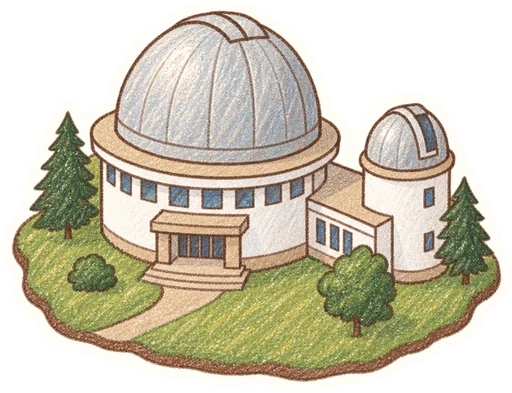 Hvězdárna a planetárium Brno, kreslená vystřihovánka