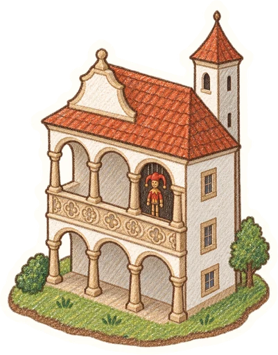 Muzeum loutkářských kultur, kreslená vystřihovánka